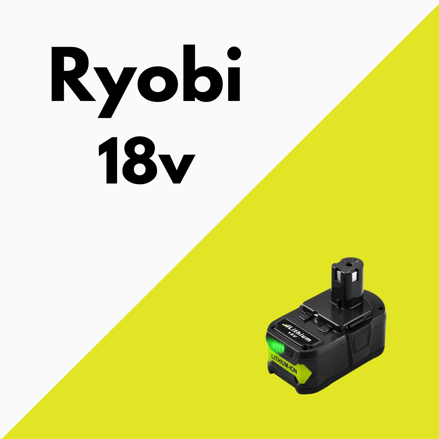 Batterie Ryobi 18v