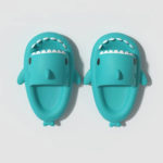 Claquette requin turquoise