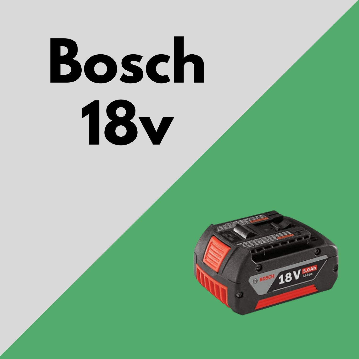 batterie bosch 18v