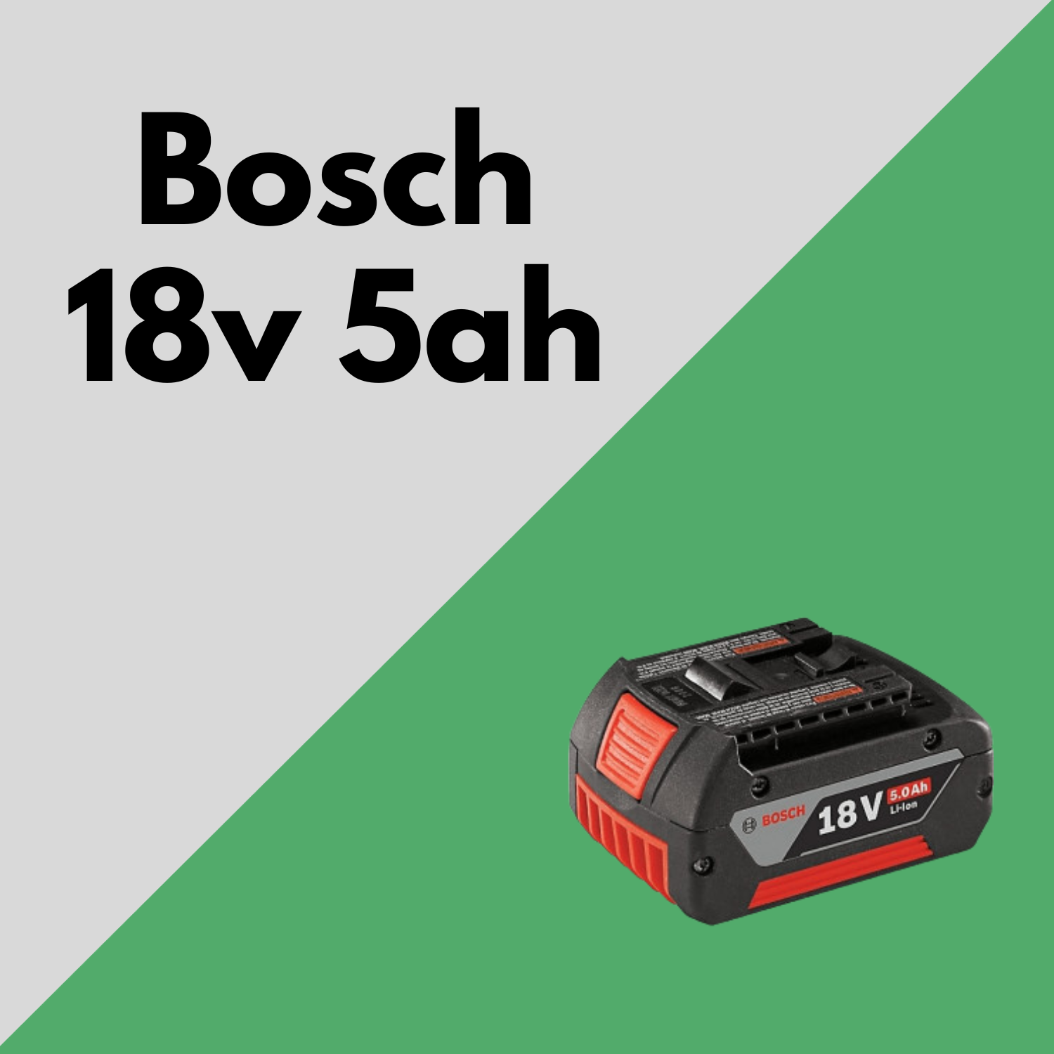 Batterie Bosch 18v 5ah