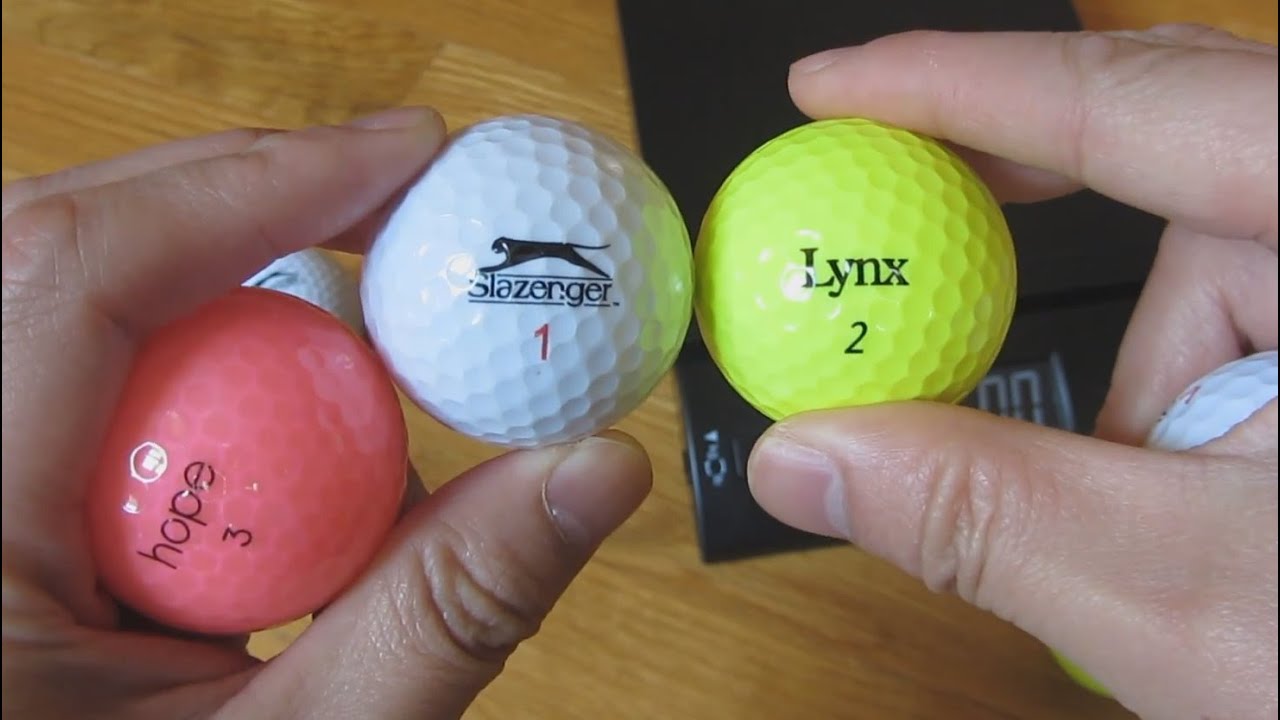 Que signifient les chiffres sur une balle de golf ?