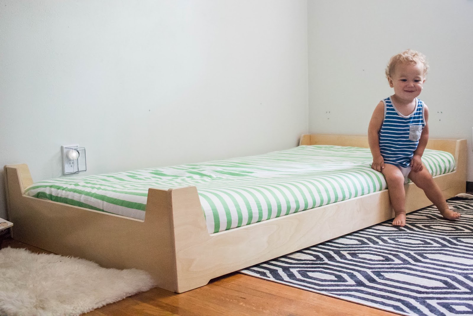 mattress on the floor bed frame